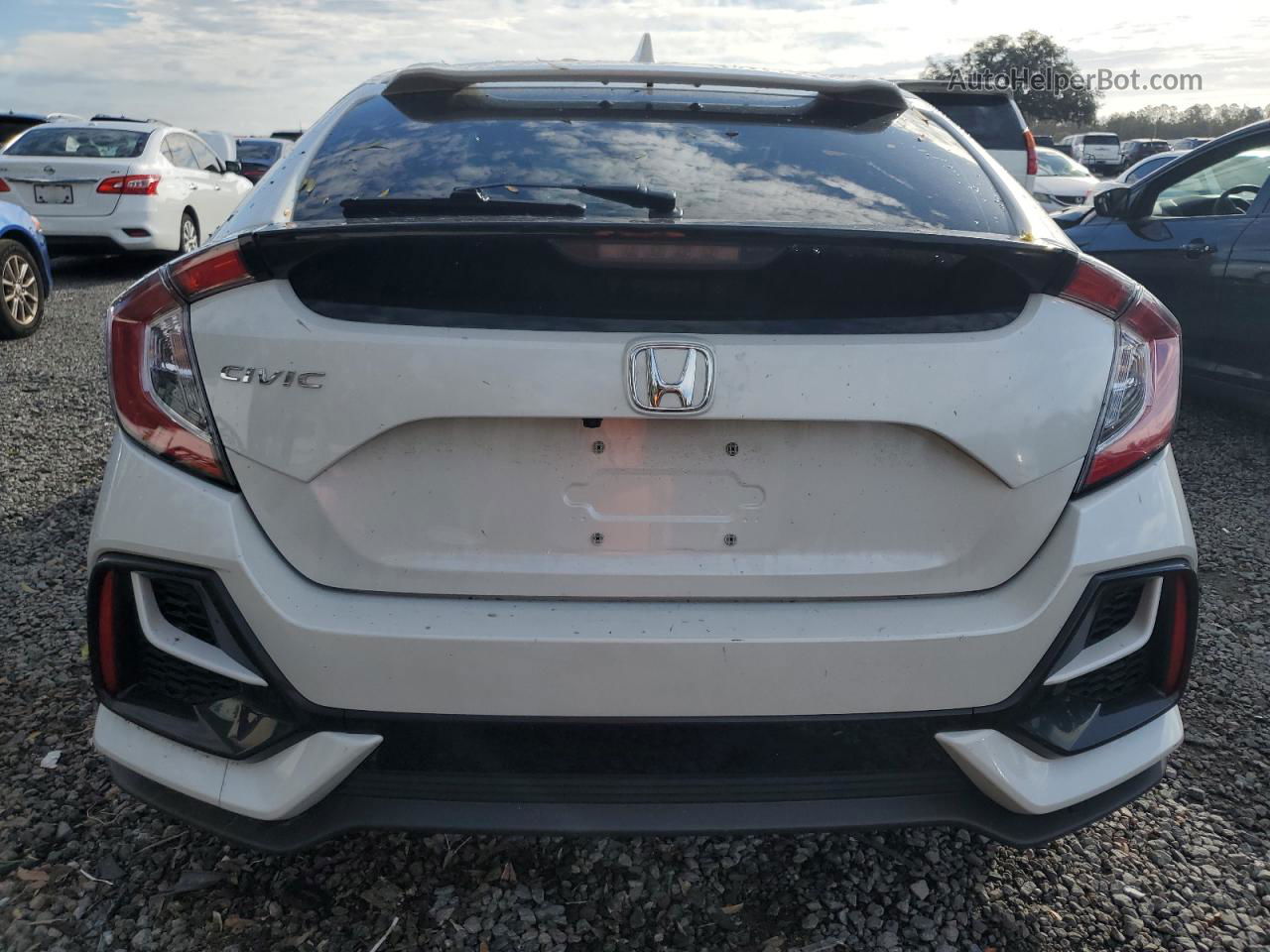 2020 Honda Civic Ex White vin: SHHFK7H69LU222093