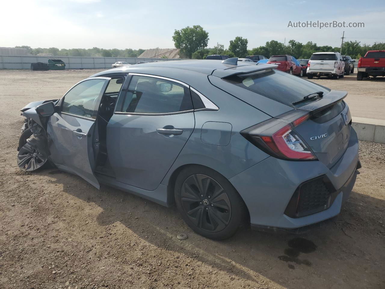 2019 Honda Civic Ex Бирюзовый vin: SHHFK7H6XKU214373