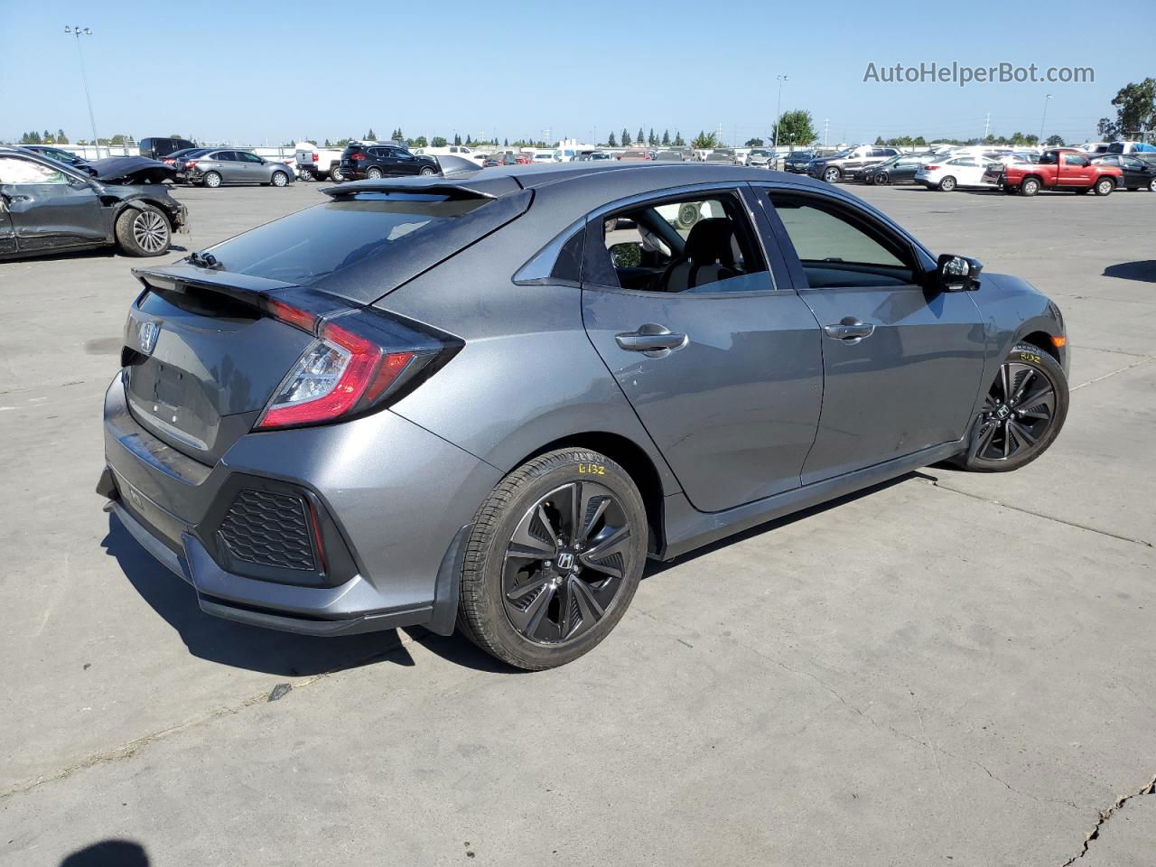 2019 Honda Civic Ex Gray vin: SHHFK7H6XKU406442