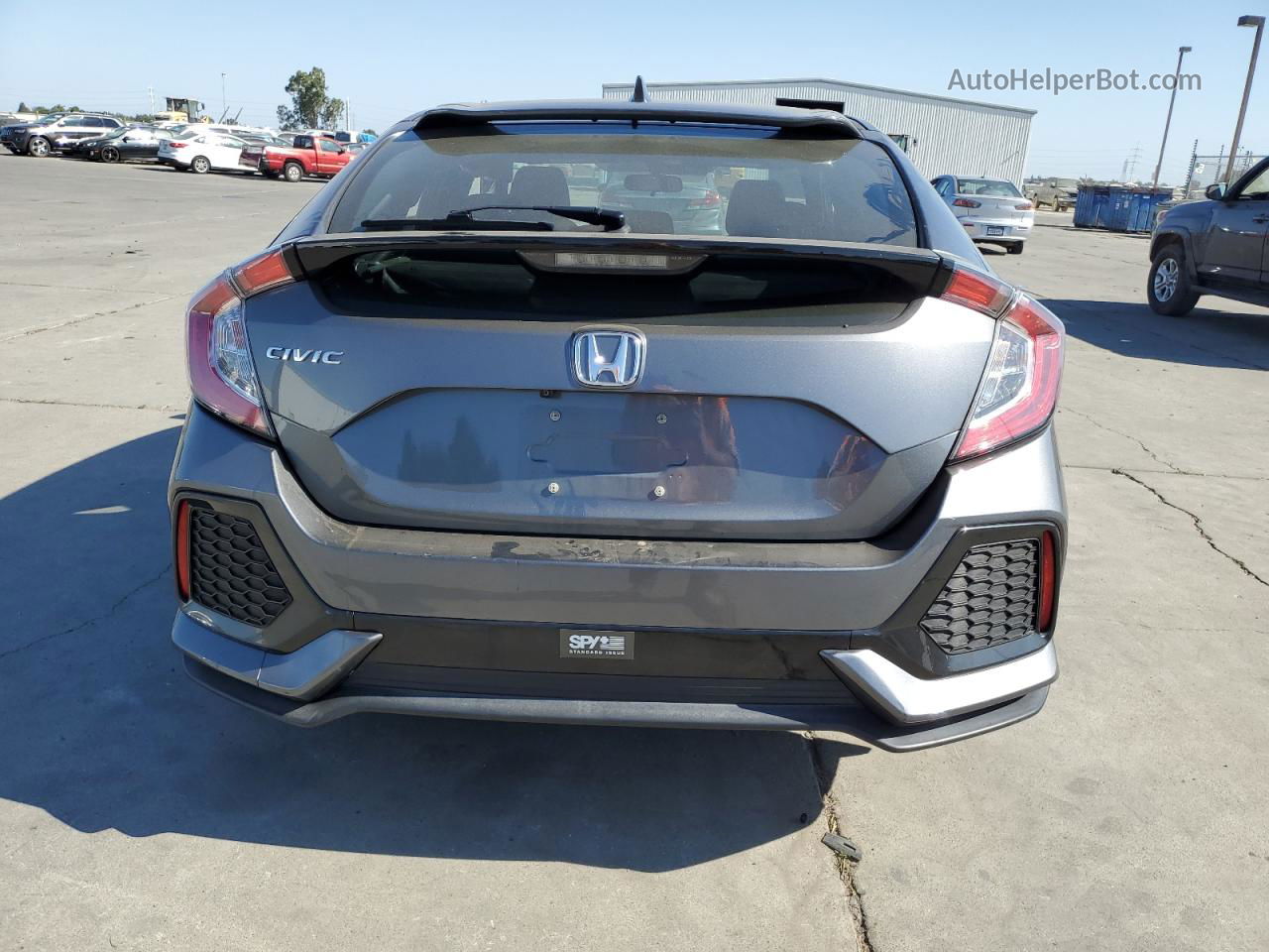 2019 Honda Civic Ex Gray vin: SHHFK7H6XKU406442