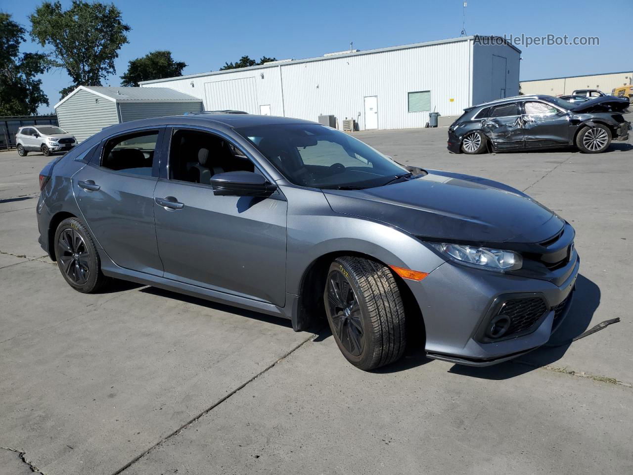 2019 Honda Civic Ex Gray vin: SHHFK7H6XKU406442