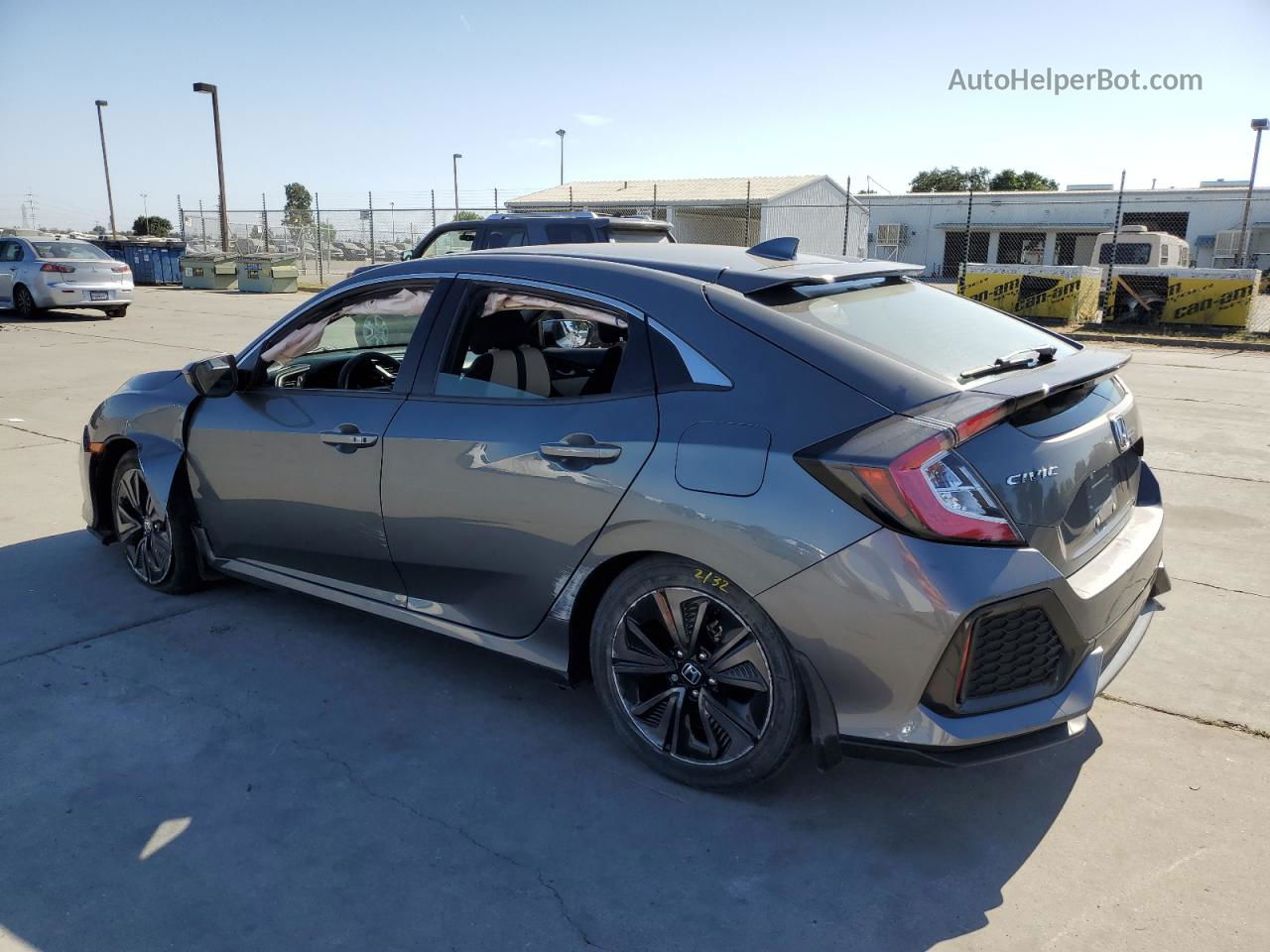 2019 Honda Civic Ex Gray vin: SHHFK7H6XKU406442