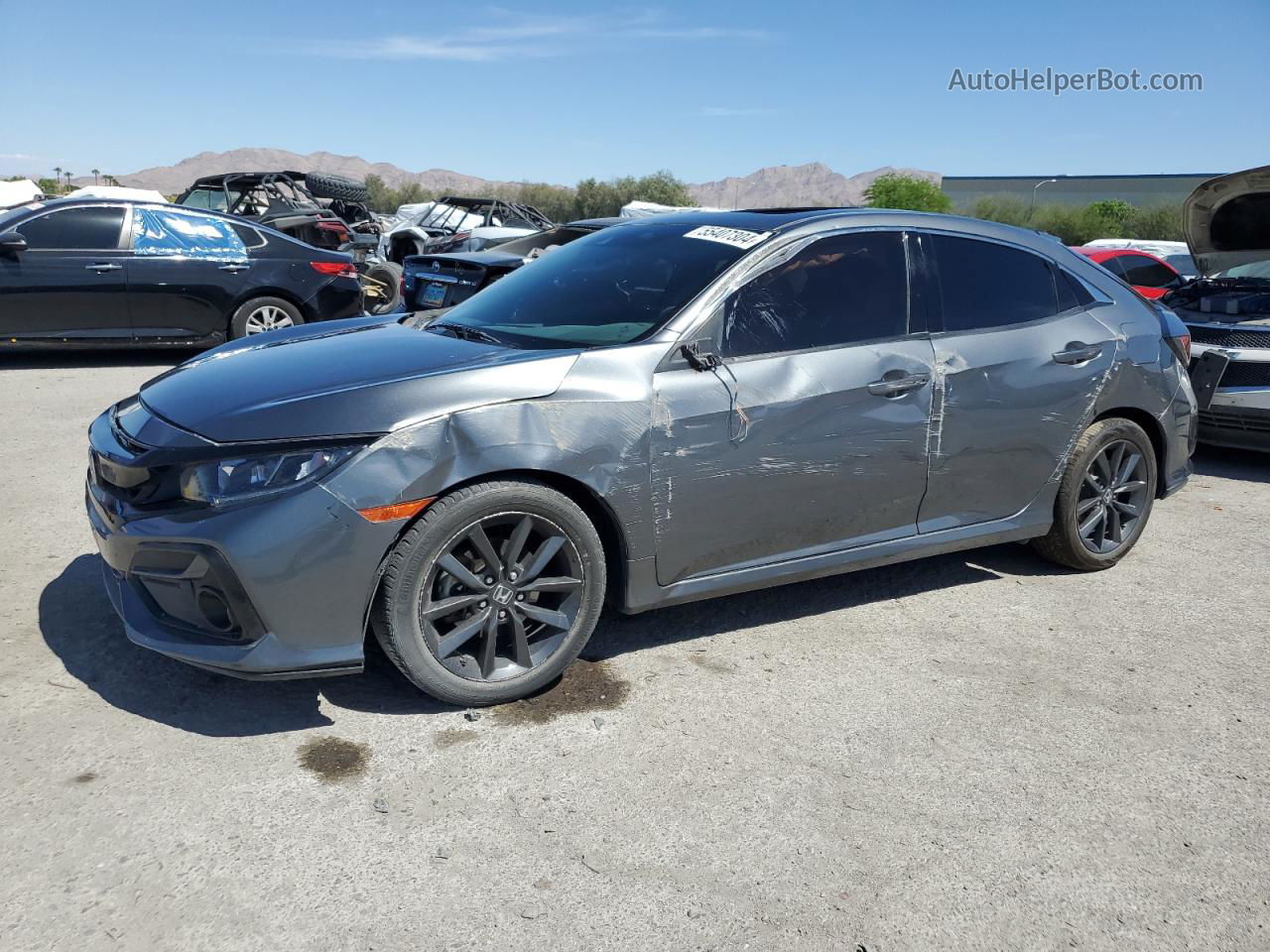 2020 Honda Civic Ex Gray vin: SHHFK7H6XLU417264