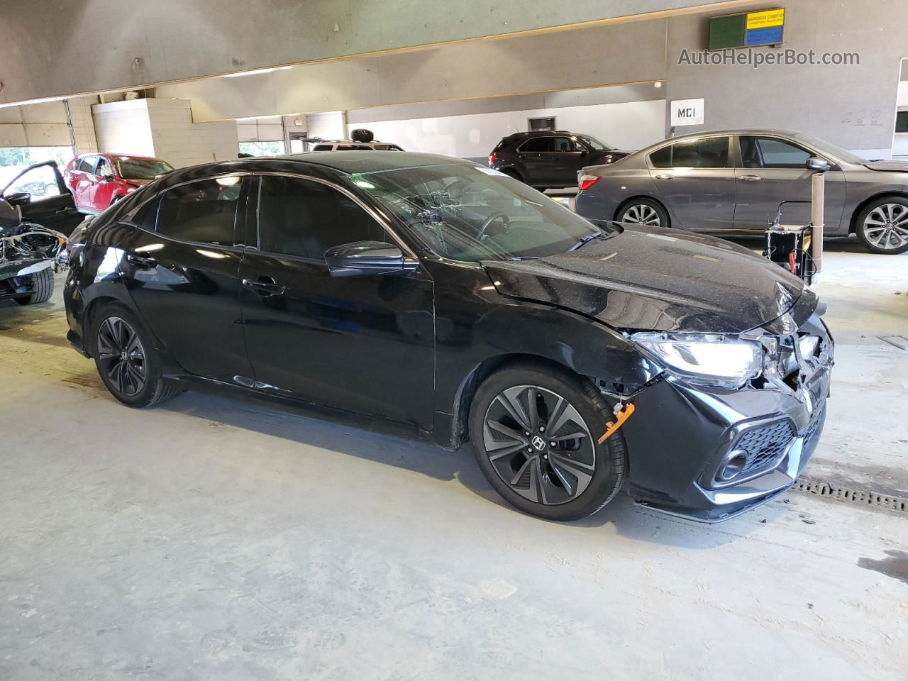 2017 Honda Civic Exl Black vin: SHHFK7H76HU403040