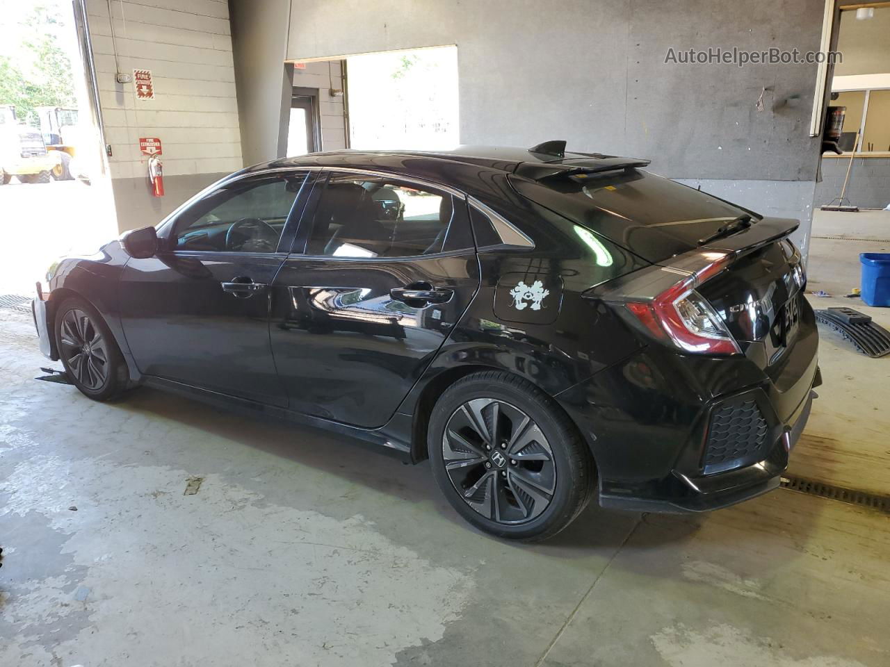 2017 Honda Civic Exl Black vin: SHHFK7H76HU403040