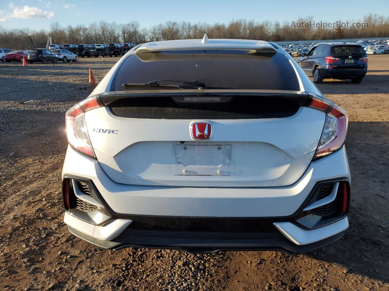 2020 Honda Civic Exl White vin: SHHFK7H82LU406972