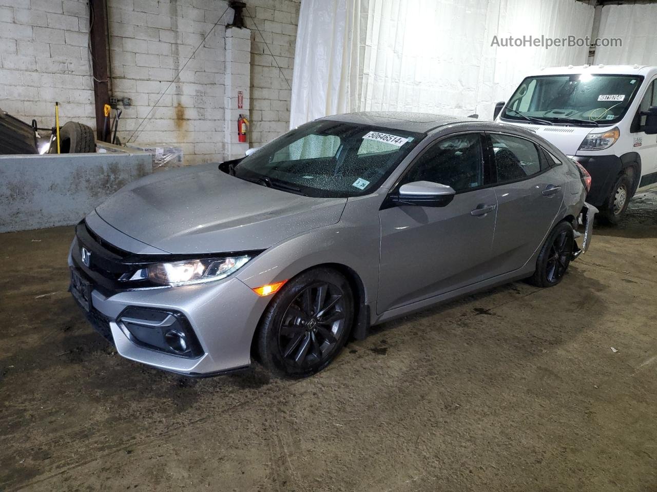 2020 Honda Civic Exl Silver vin: SHHFK7H82LU417504