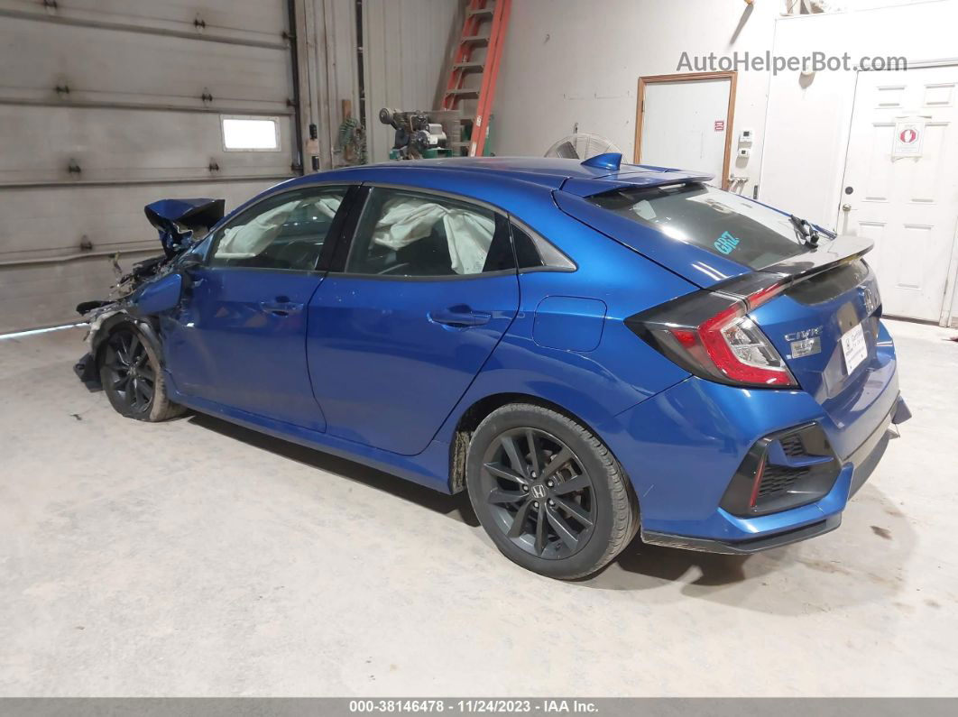 2020 Honda Civic Ex-l Blue vin: SHHFK7H85LU214266