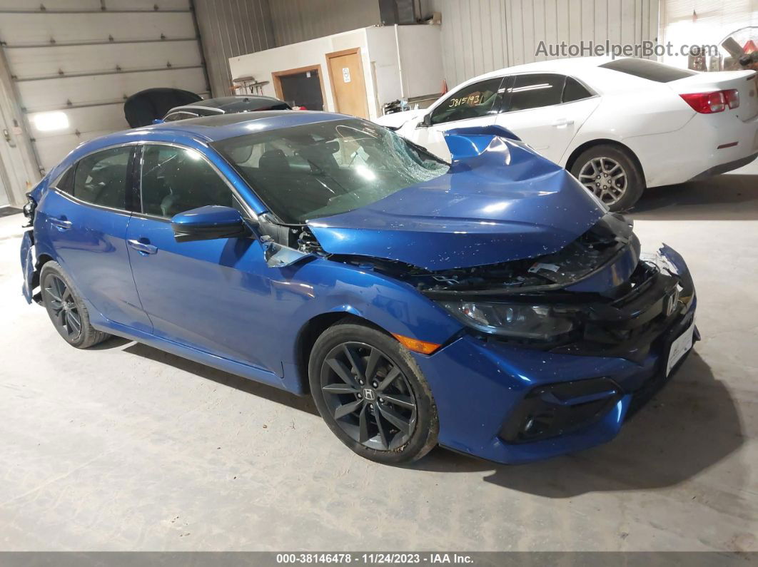 2020 Honda Civic Ex-l Blue vin: SHHFK7H85LU214266