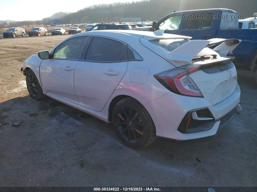 2020 Honda Civic Ex-l White vin: SHHFK7H87LU214253