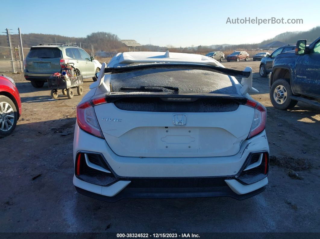 2020 Honda Civic Ex-l White vin: SHHFK7H87LU214253