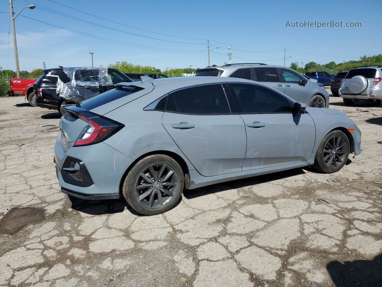 2020 Honda Civic Exl Gray vin: SHHFK7H89LU222435