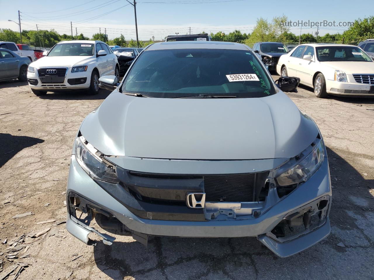 2020 Honda Civic Exl Gray vin: SHHFK7H89LU222435