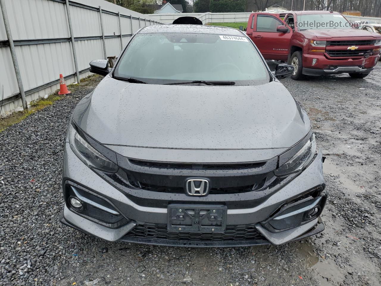 2020 Honda Civic Sport Touring Gray vin: SHHFK7H95LU217242