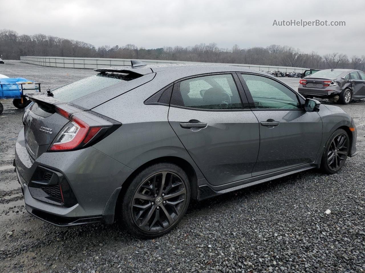 2020 Honda Civic Sport Touring Gray vin: SHHFK7H95LU217242