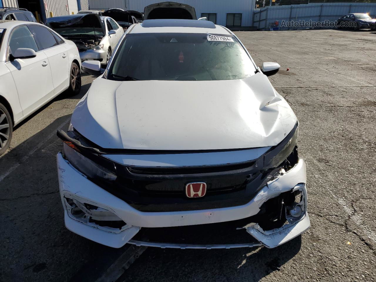 2019 Honda Civic Sport Touring White vin: SHHFK7H96KU415682