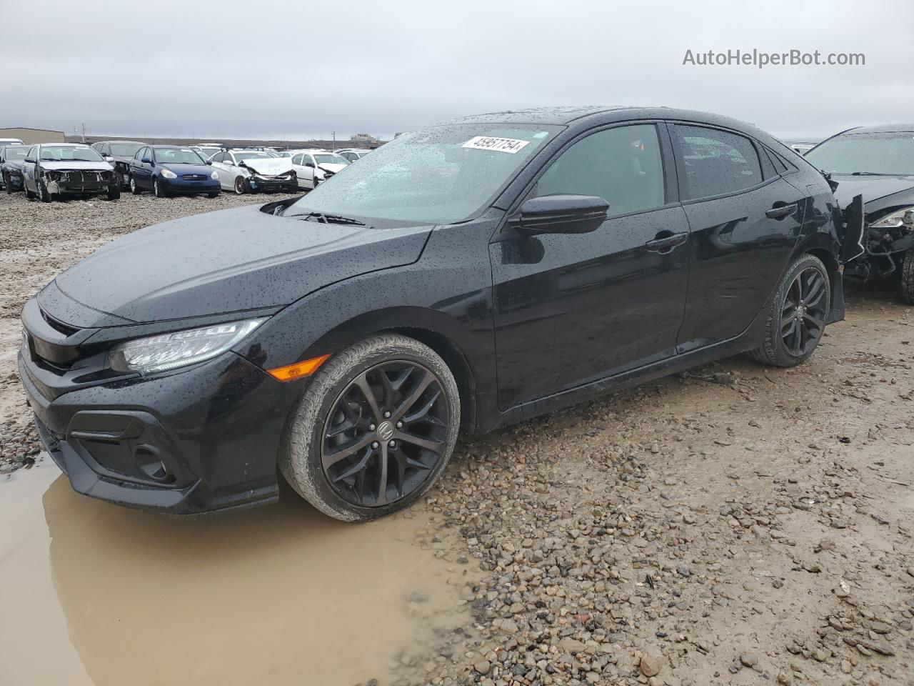 2020 Honda Civic Sport Touring Black vin: SHHFK7H96LU210770