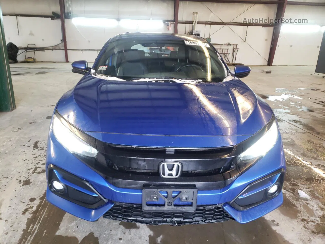 2020 Honda Civic Sport Touring Blue vin: SHHFK7H98LU414390