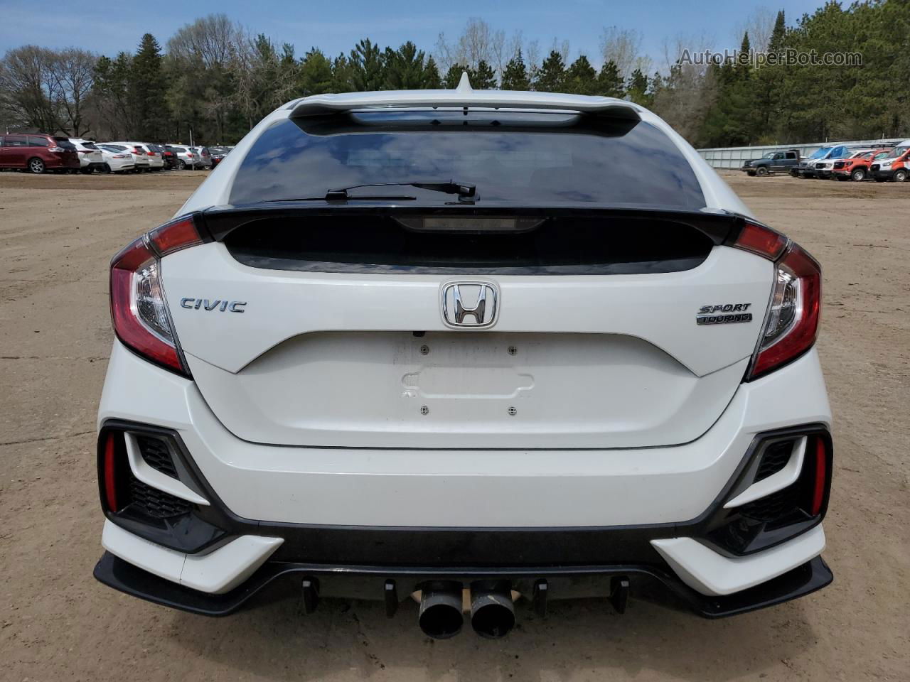 2020 Honda Civic Sport Touring White vin: SHHFK7H99LU210777