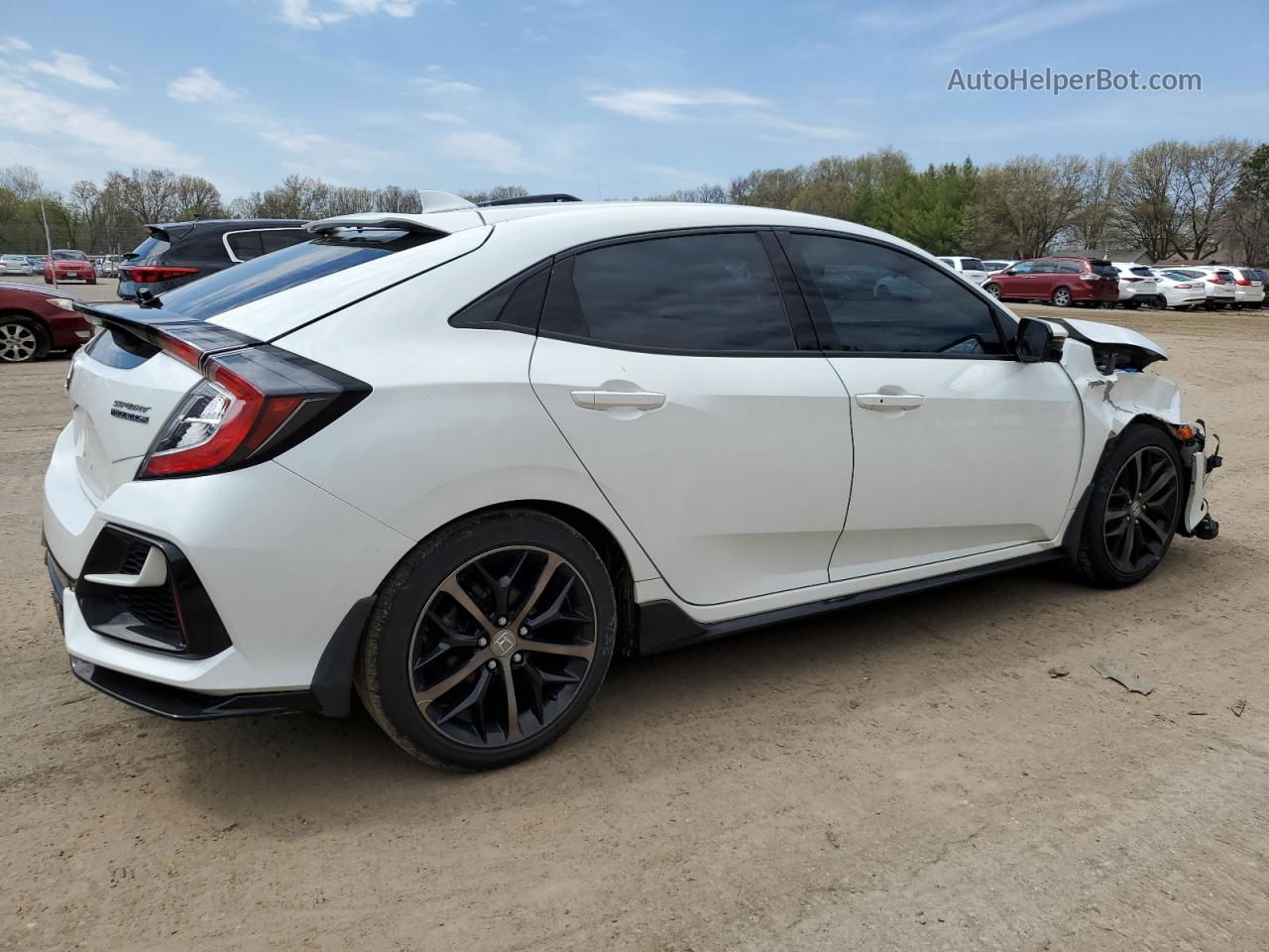 2020 Honda Civic Sport Touring White vin: SHHFK7H99LU210777