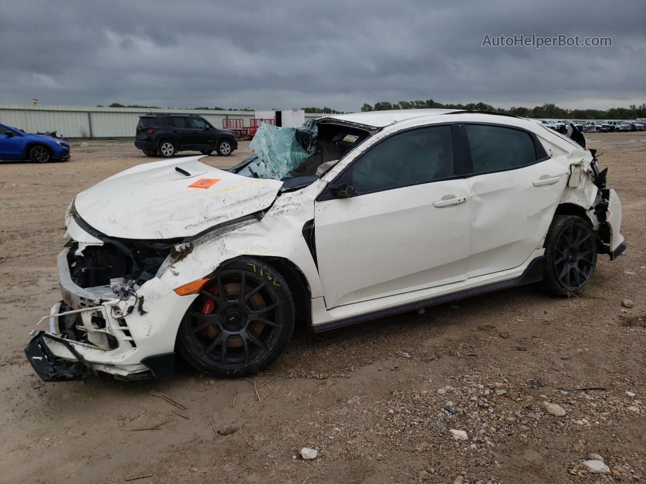 2020 Honda Civic Type-r Touring White vin: SHHFK8G78LU200604