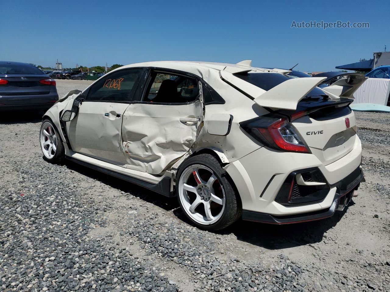 2020 Honda Civic Type-r Touring White vin: SHHFK8G78LU201008