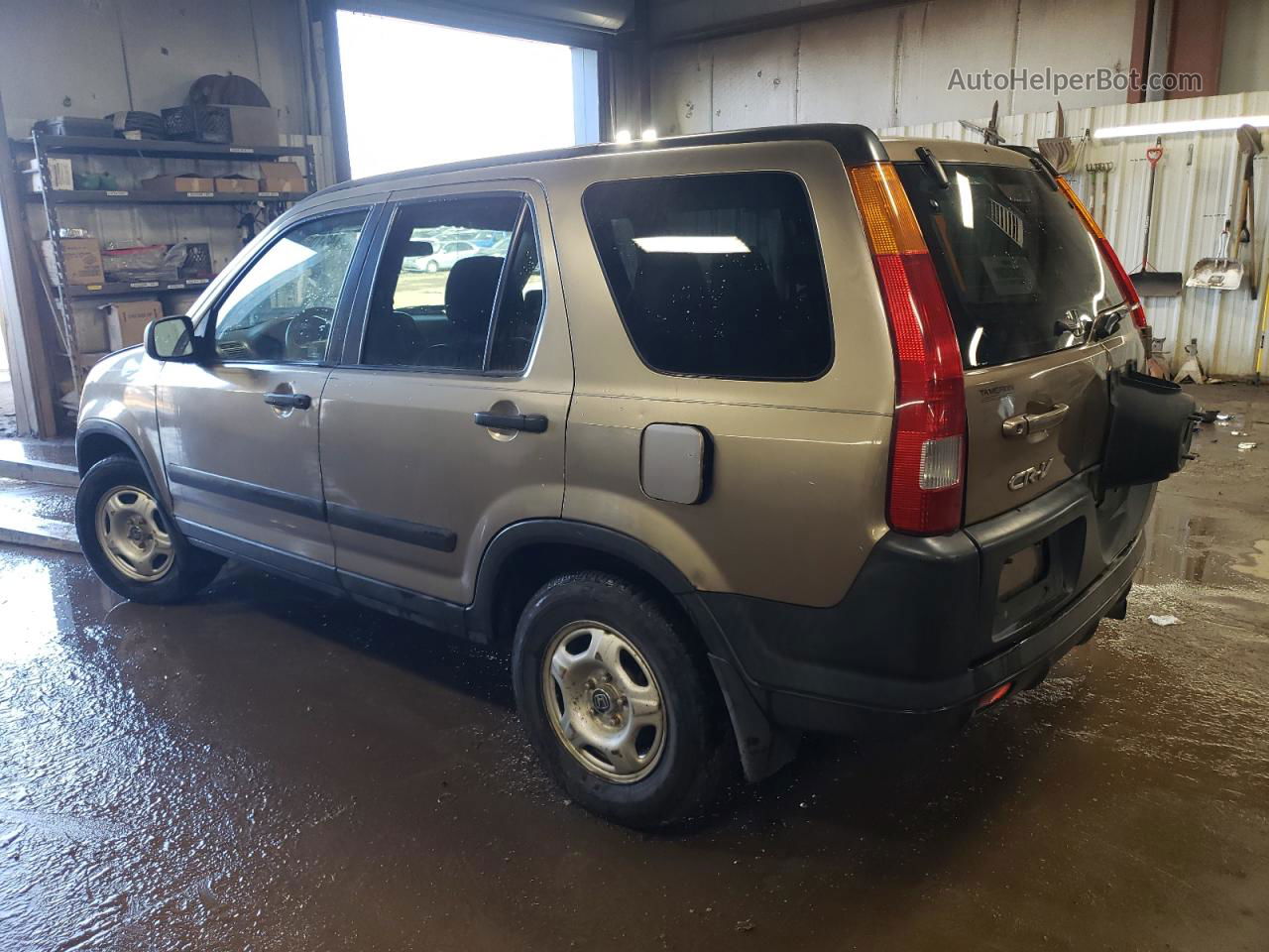 2004 Honda Cr-v Lx Tan vin: SHSRD68414U201265