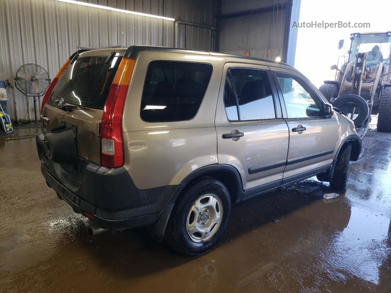 2004 Honda Cr-v Lx Tan vin: SHSRD68414U201265