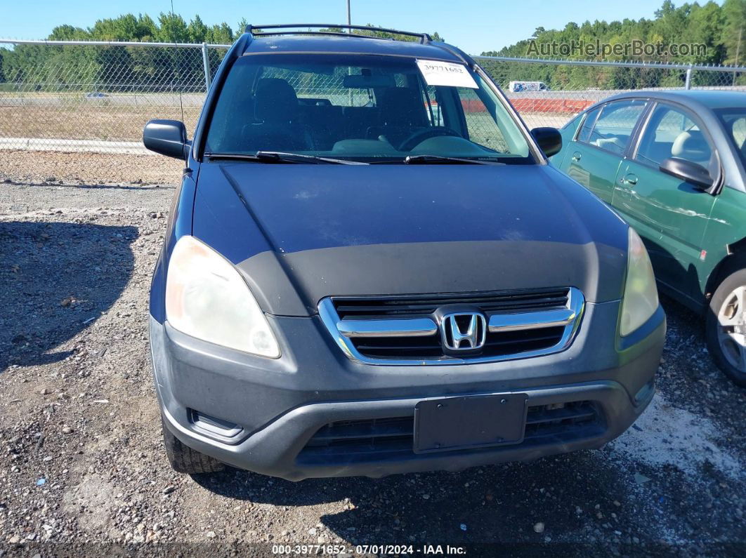 2004 Honda Cr-v Lx Blue vin: SHSRD68414U202514