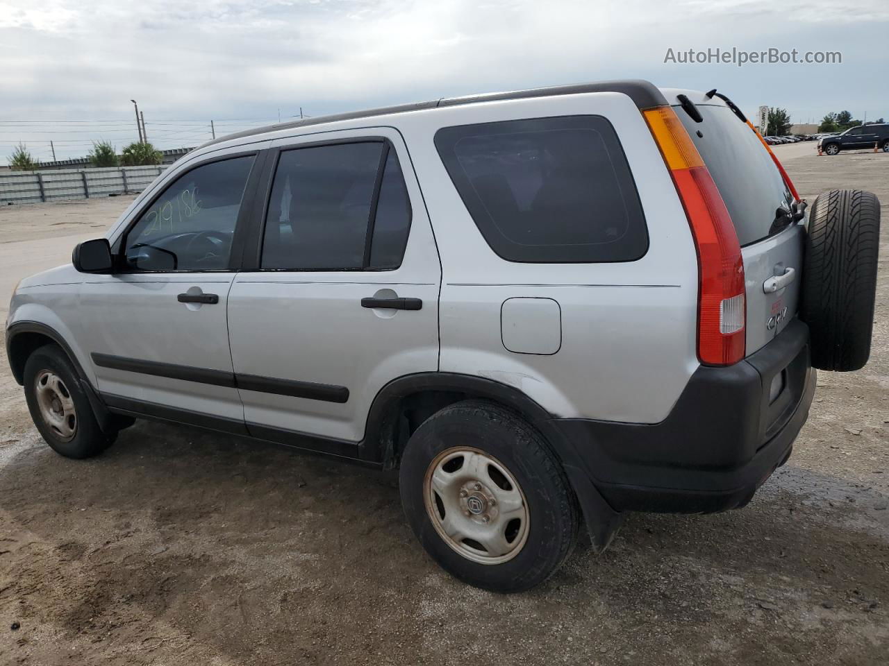 2004 Honda Cr-v Lx Silver vin: SHSRD68444U205844