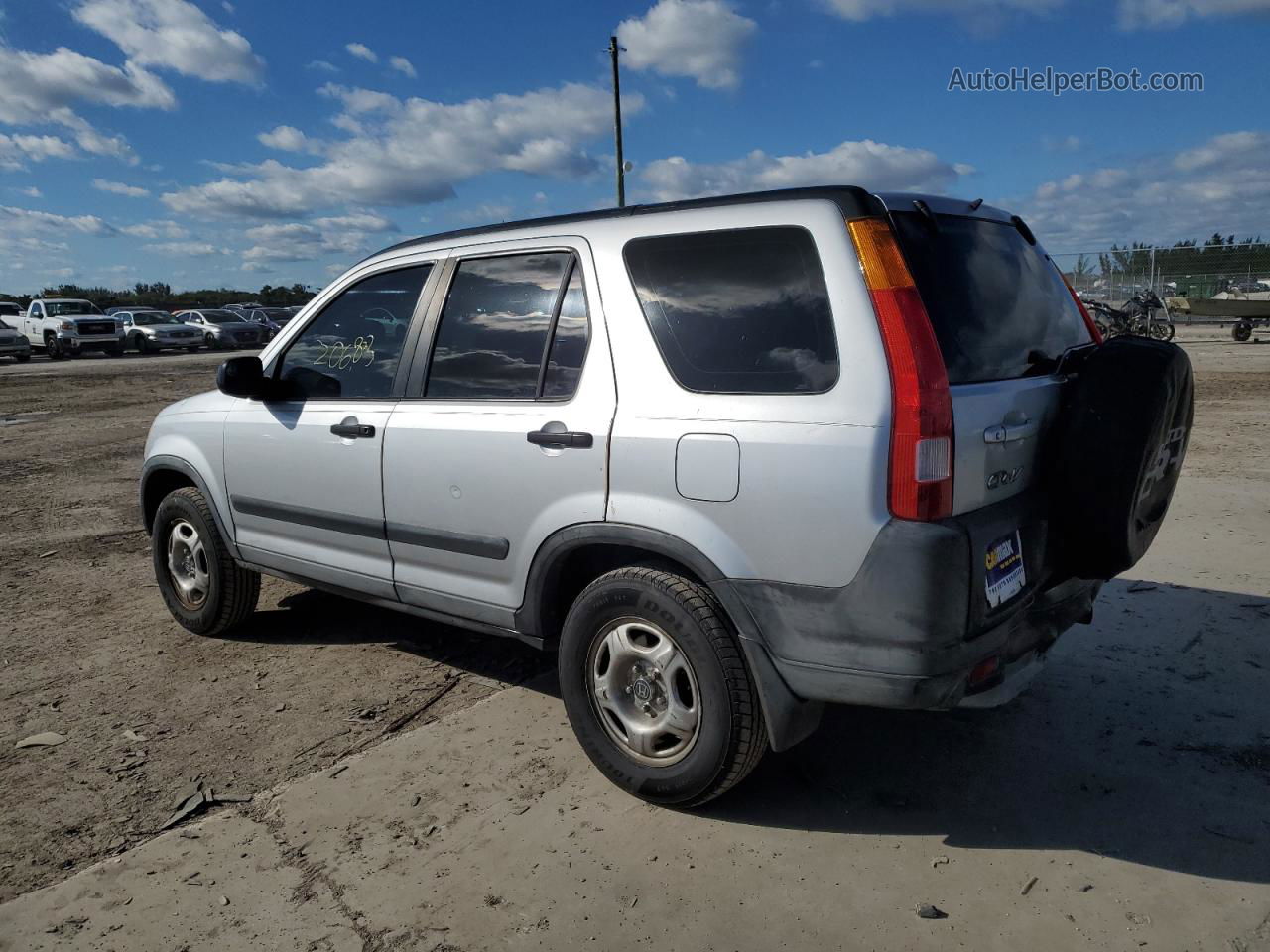 2004 Honda Cr-v Lx Gray vin: SHSRD684X4U206772