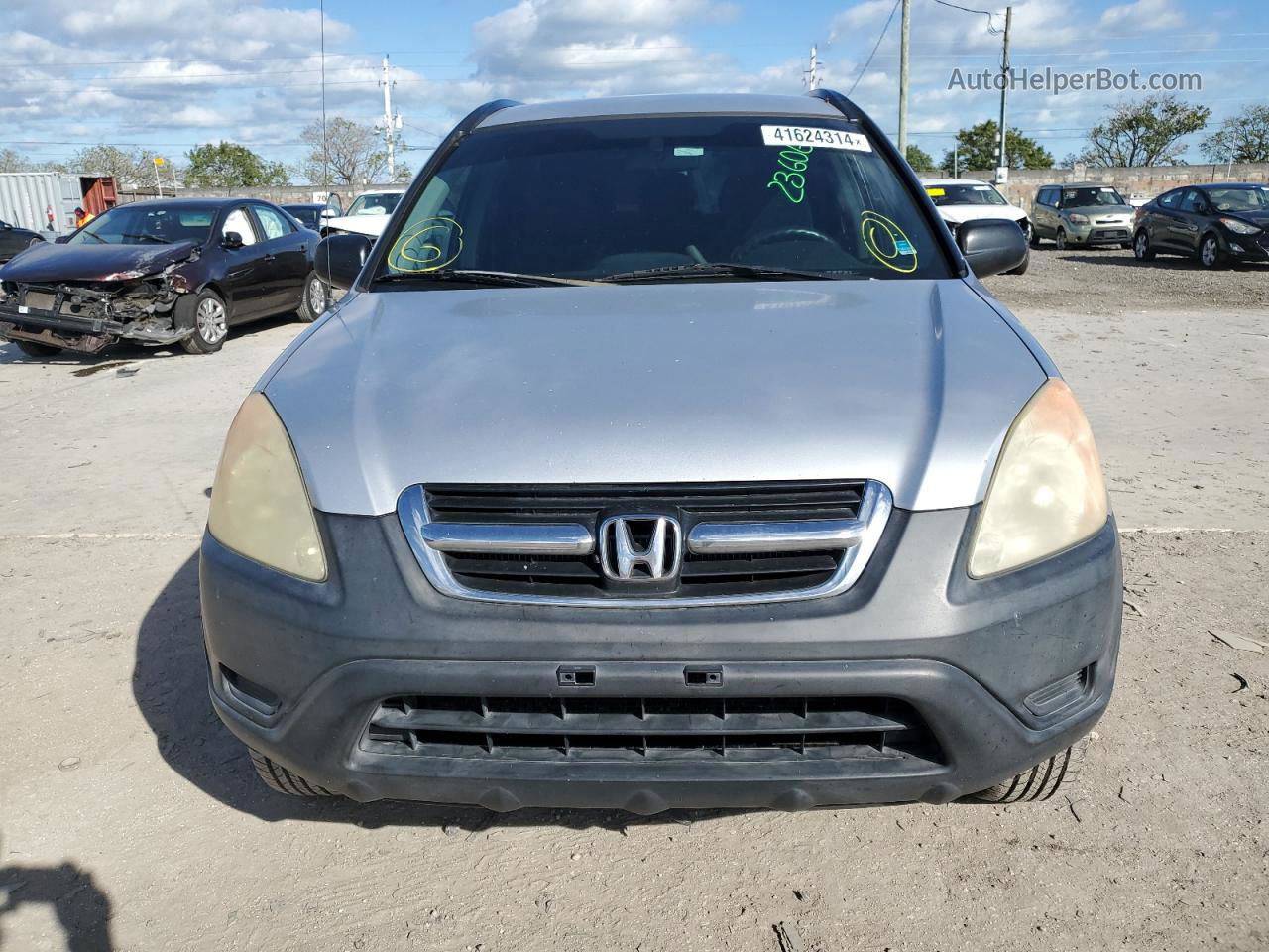 2004 Honda Cr-v Lx Gray vin: SHSRD684X4U206772