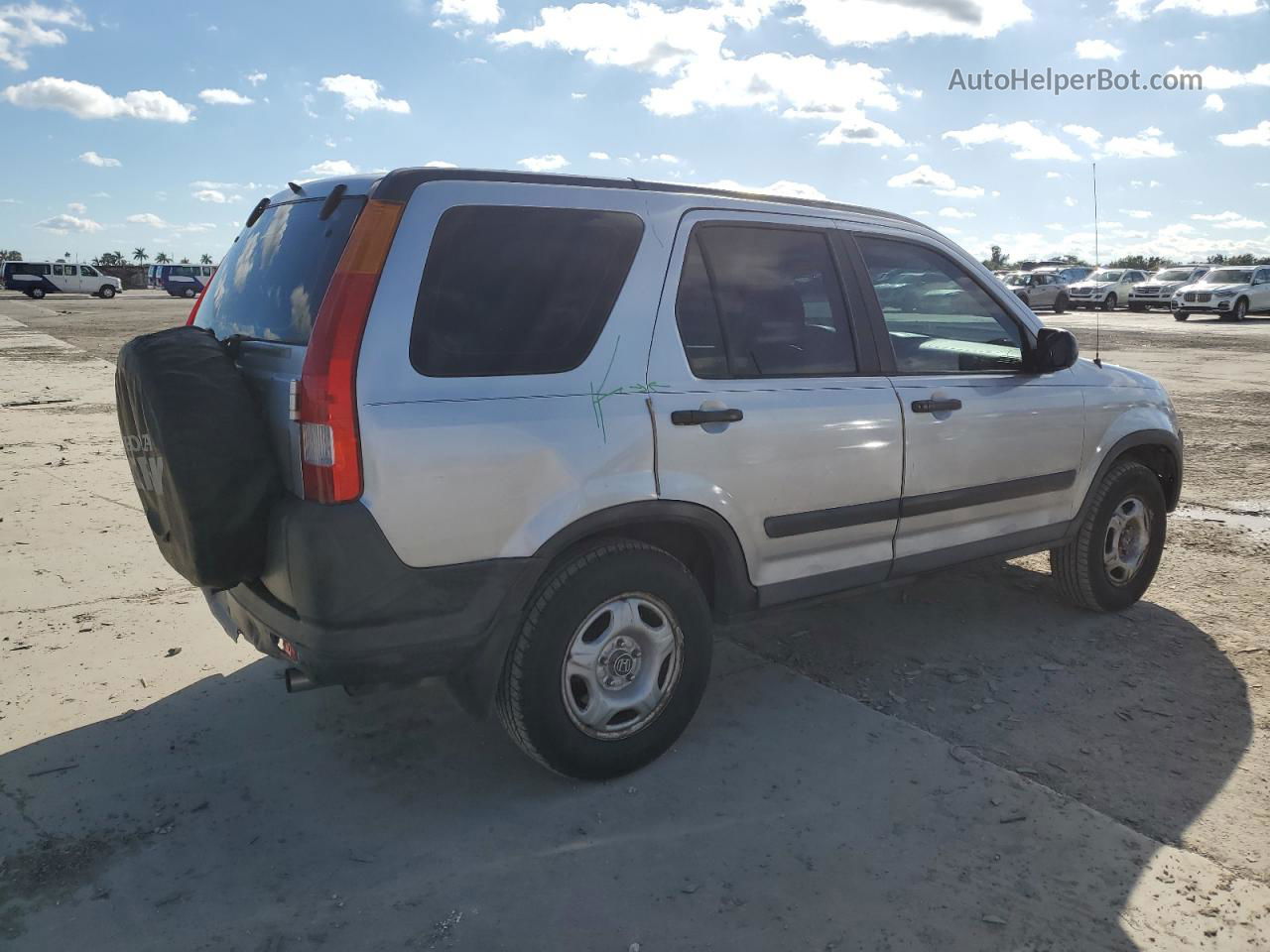 2004 Honda Cr-v Lx Gray vin: SHSRD684X4U206772