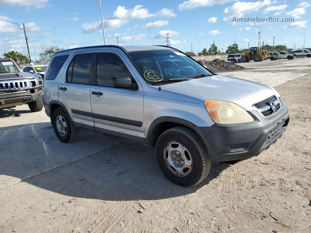 2004 Honda Cr-v Lx Gray vin: SHSRD684X4U206772