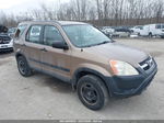 2004 Honda Cr-v Lx Brown vin: SHSRD77434U211271