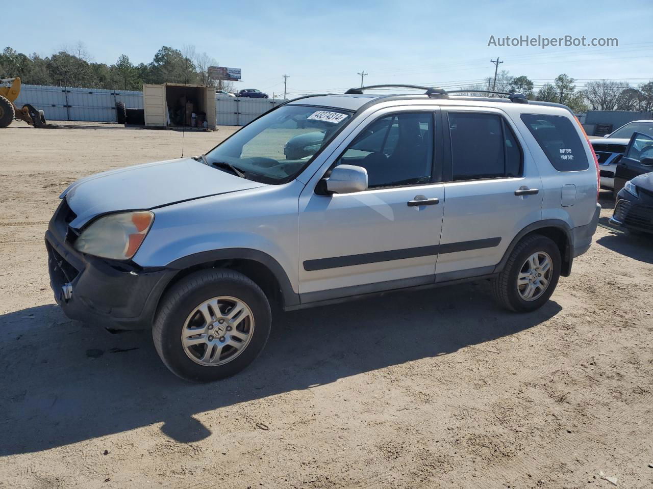 2004 Honda Cr-v Ex Silver vin: SHSRD77824U236360