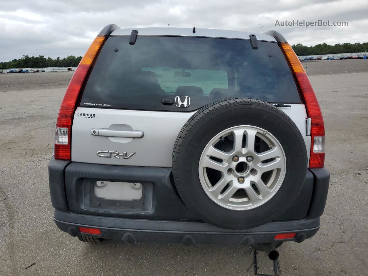 2004 Honda Cr-v Ex Silver vin: SHSRD77824U256737