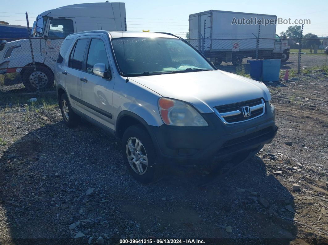 2004 Honda Cr-v Ex White vin: SHSRD77844U243780