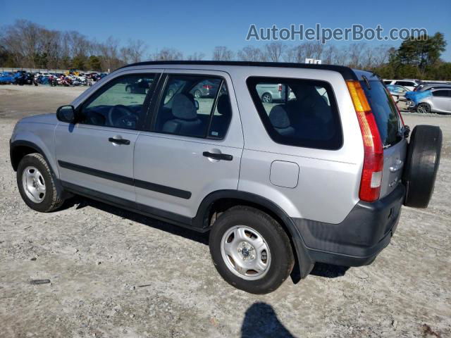 2004 Honda Cr-v Lx Silver vin: SHSRD78474U227049