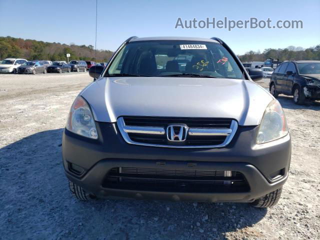 2004 Honda Cr-v Lx Silver vin: SHSRD78474U227049