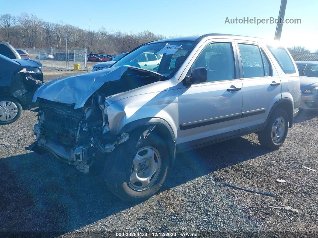 2004 Honda Cr-v Lx Gray vin: SHSRD78484U214228