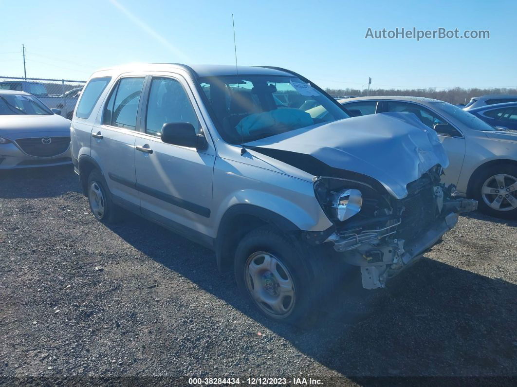 2004 Honda Cr-v Lx Gray vin: SHSRD78484U214228