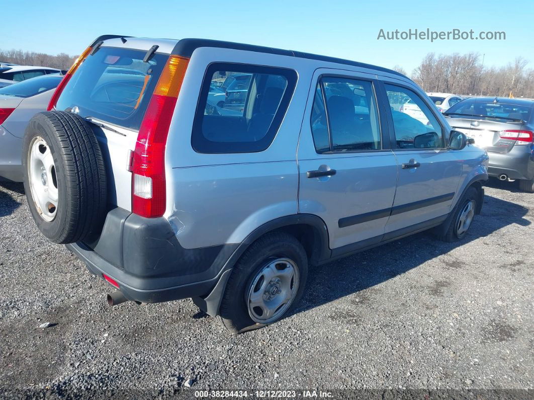 2004 Honda Cr-v Lx Gray vin: SHSRD78484U214228