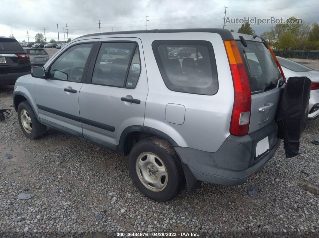 2004 Honda Cr-v Lx Серебряный vin: SHSRD78494U254253