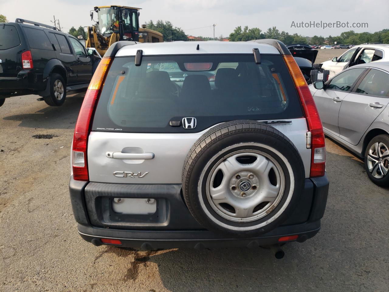 2004 Honda Cr-v Lx Silver vin: SHSRD784X4U211556