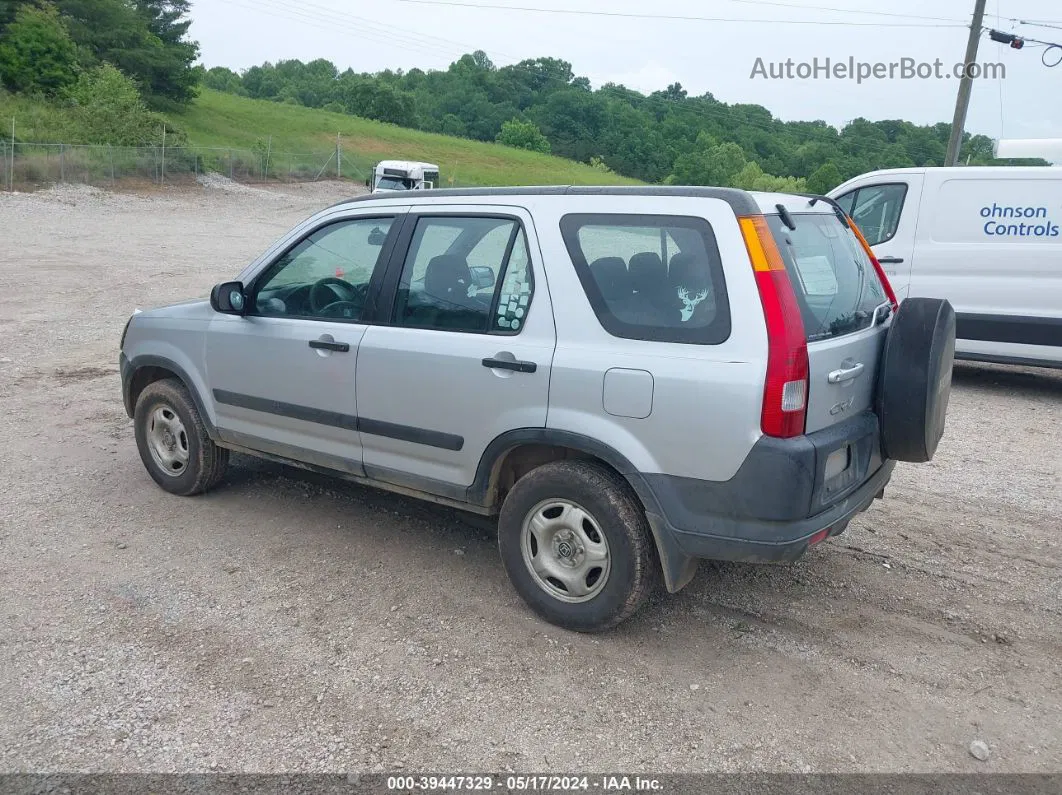 2004 Honda Cr-v Lx Silver vin: SHSRD784X4U249580