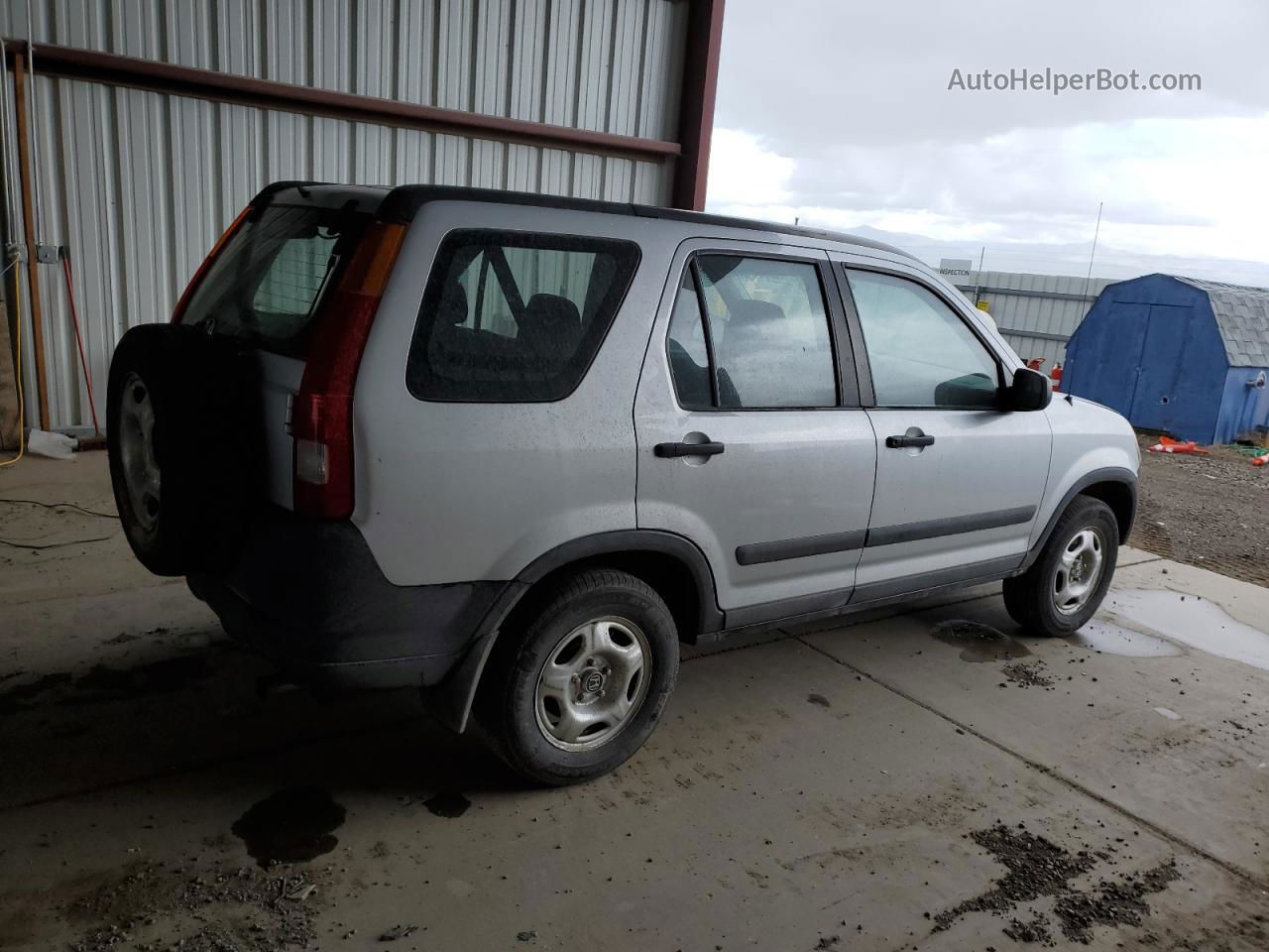 2004 Honda Cr-v Lx Silver vin: SHSRD78534U228045