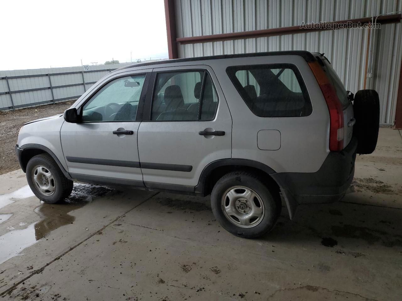 2004 Honda Cr-v Lx Silver vin: SHSRD78534U228045