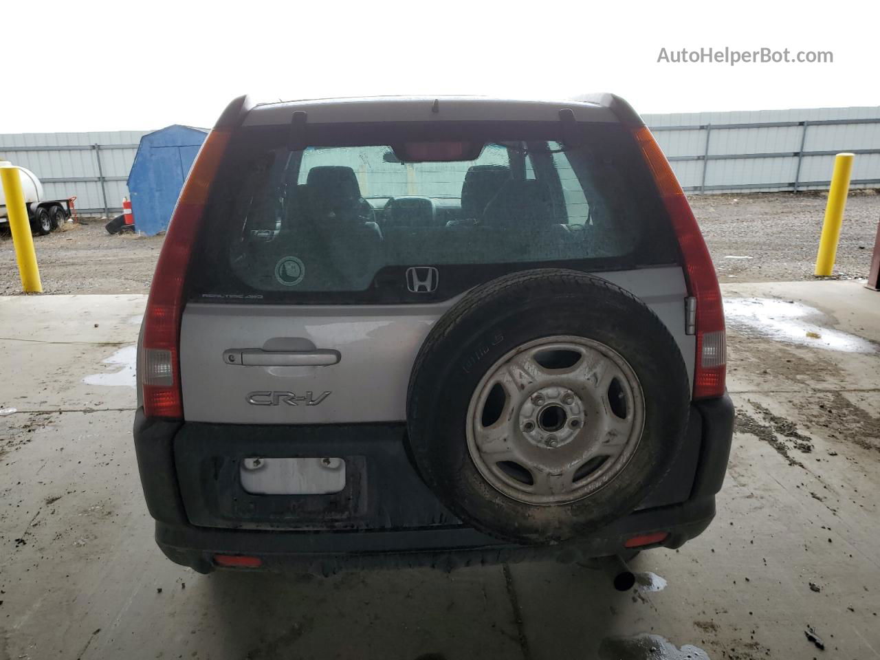 2004 Honda Cr-v Lx Silver vin: SHSRD78534U228045