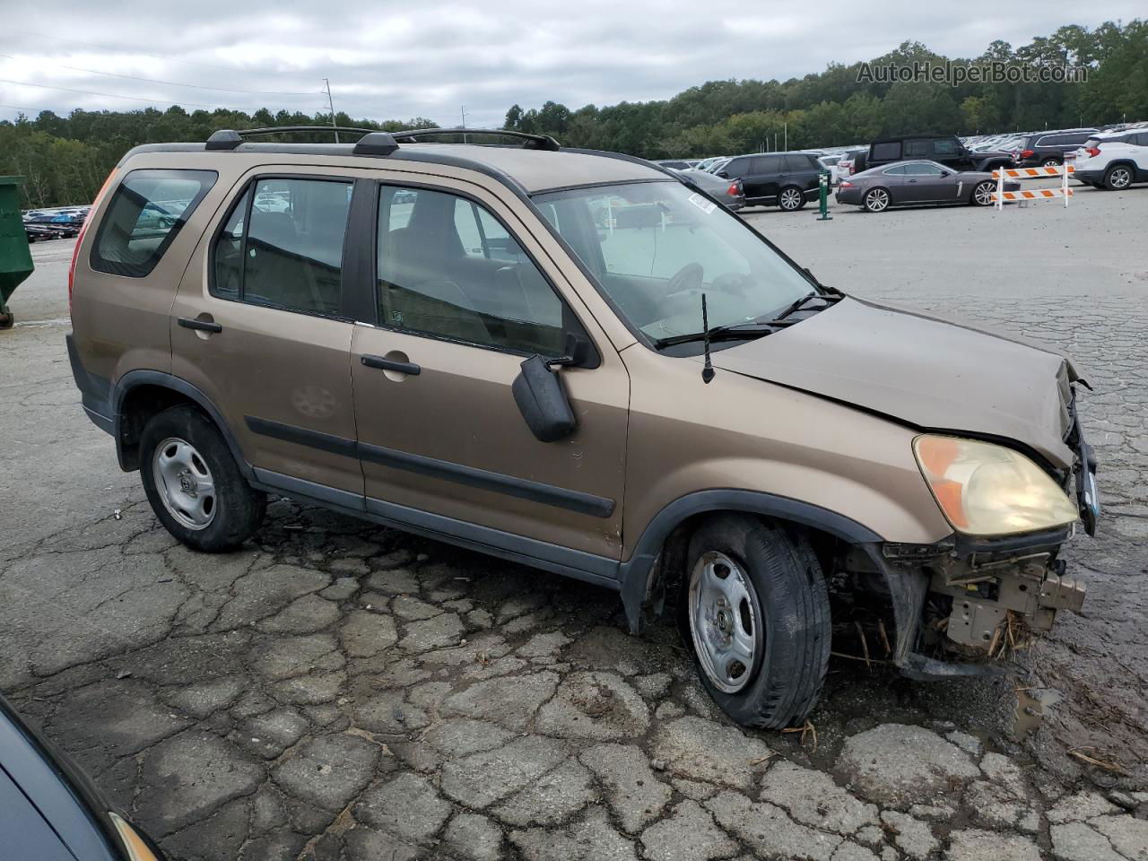 2004 Honda Cr-v Lx Желто-коричневый vin: SHSRD78534U232550